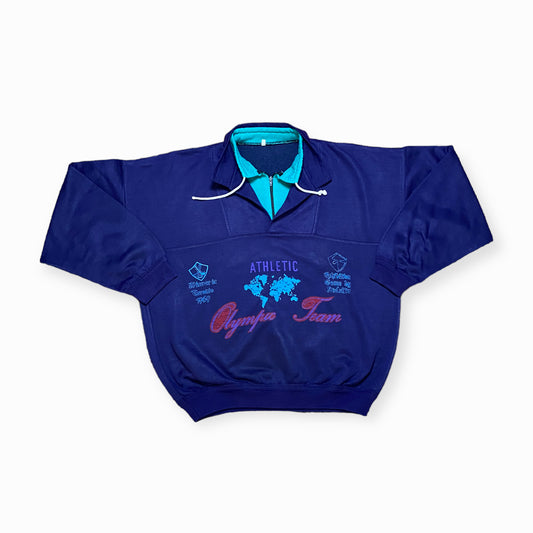 80s Sport Sweatshirt Blau M