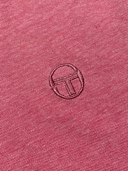 90s Sergio Tacchini Poloshirt Baumwolle Rot M