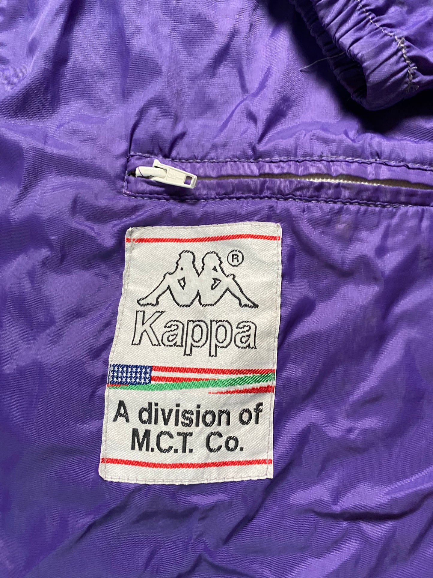 90s Kappa Regenjacke Nylon Lila M