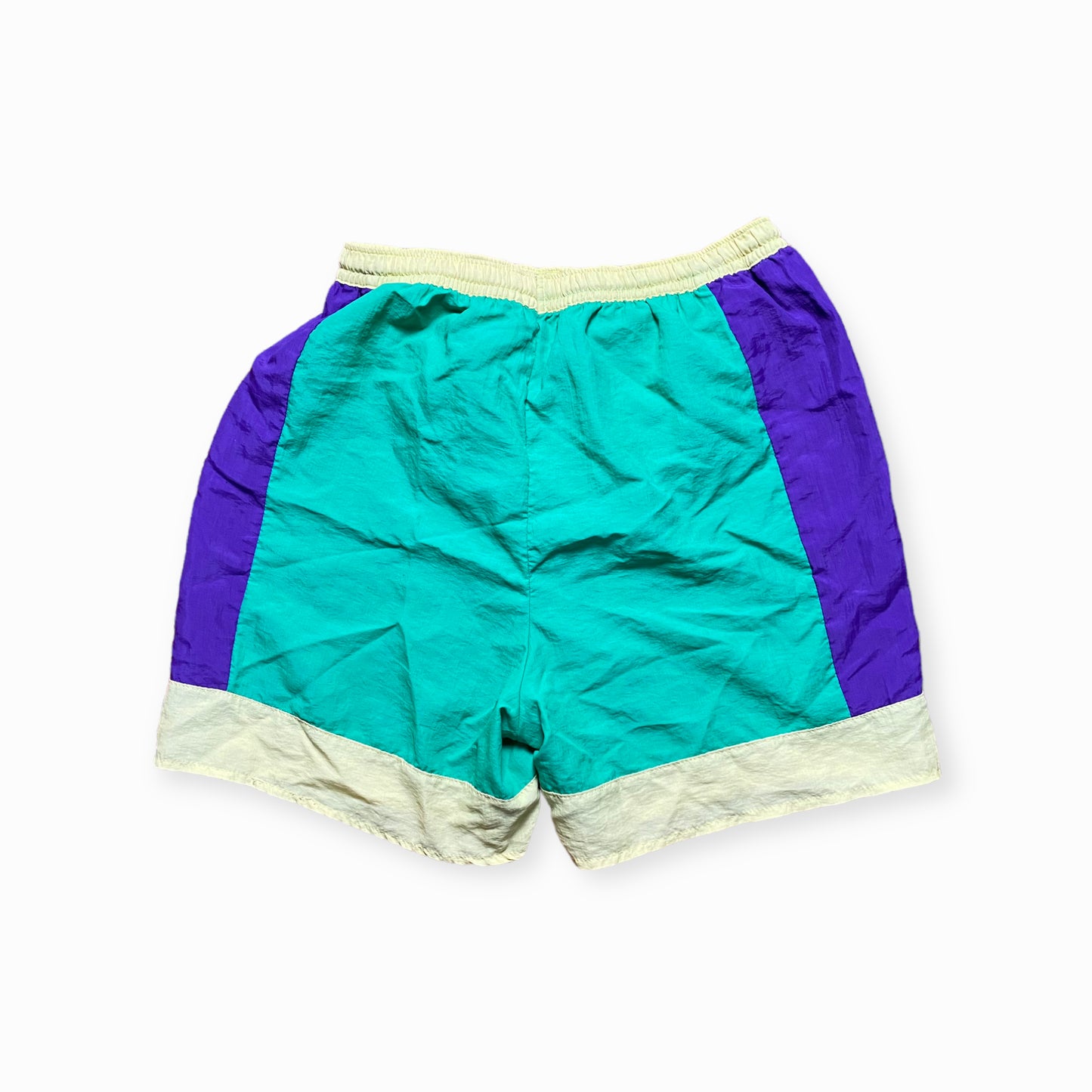 y2k Surfing Badehose Lila/Grün M