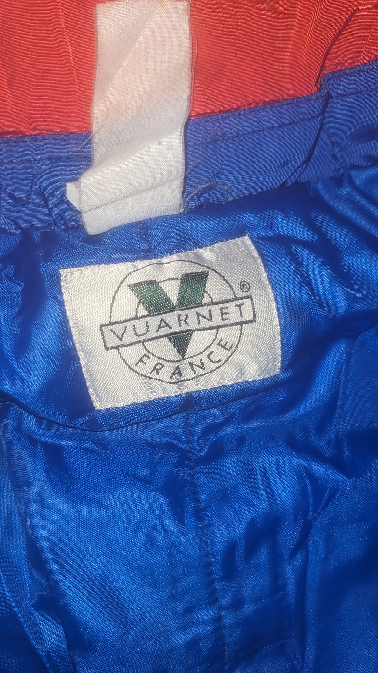 90s Vouarnet Winter Skianzug Nylon Blau L