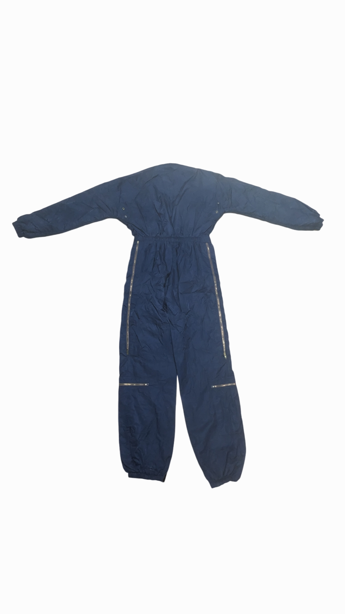 80s Gigirizzi Winter Skianzug Nylon Blau XL