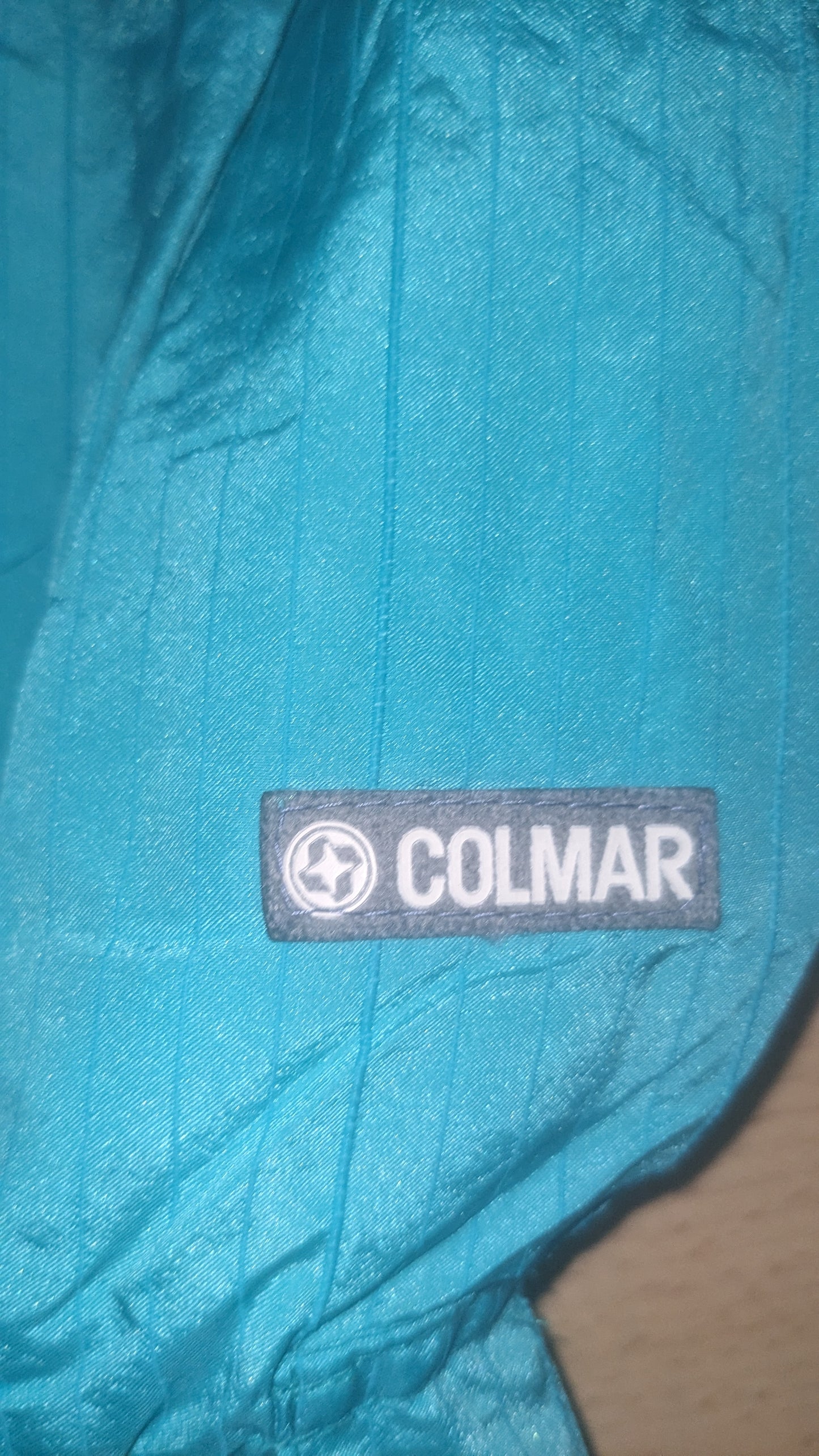 90s Colmar Winter Skianzug Nylon Lila/Blau S