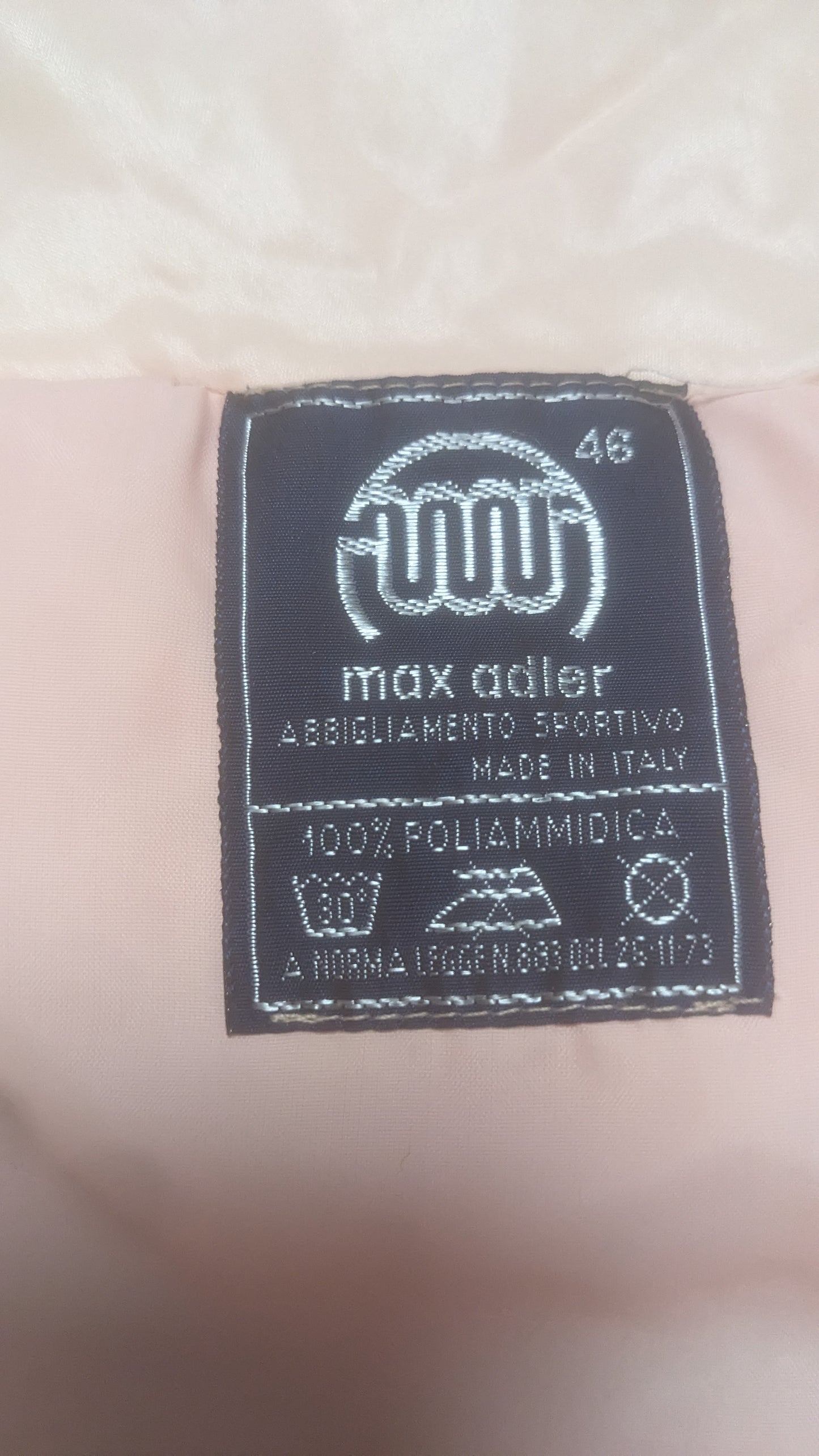 90s Max Adler Winter Skianzug Nylon Rose M