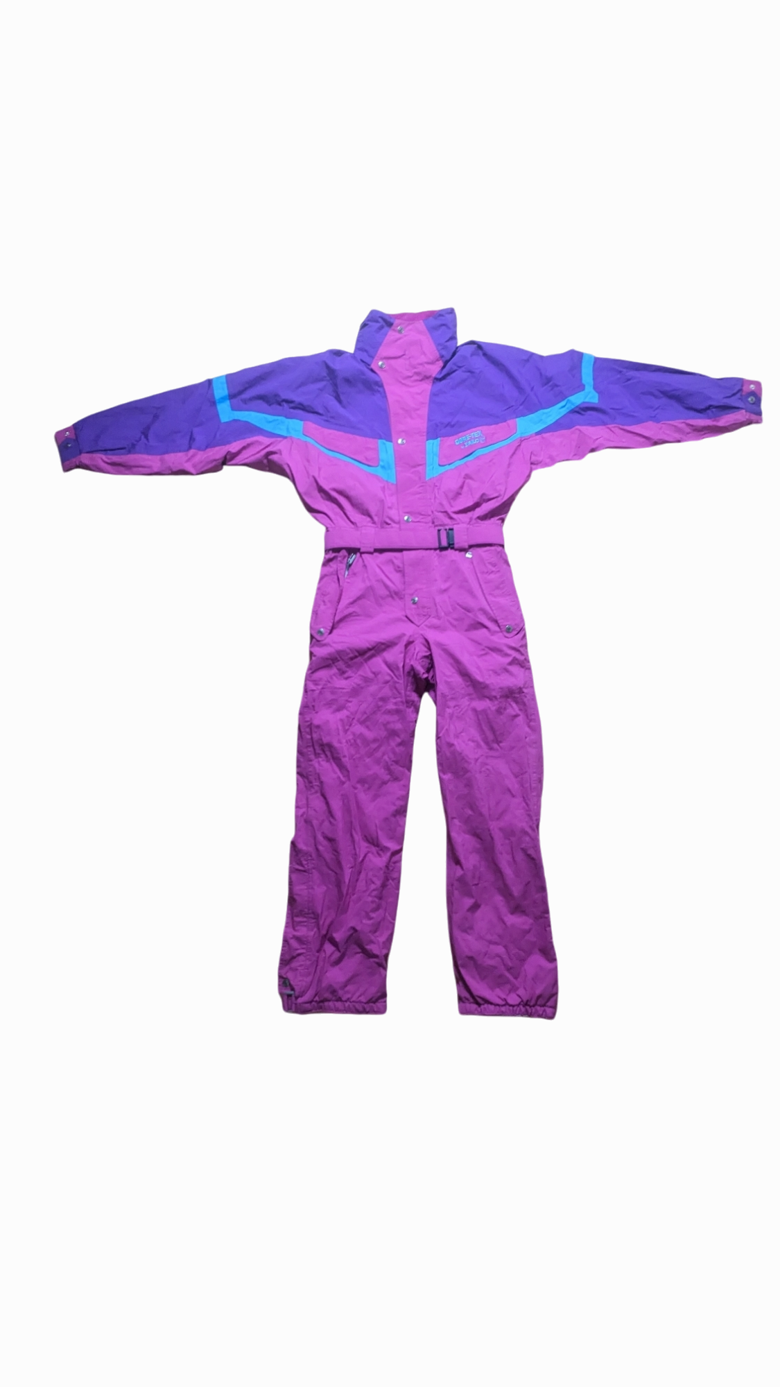 90s Bailo Winter Skianzug Nylon Flieder/Lila M