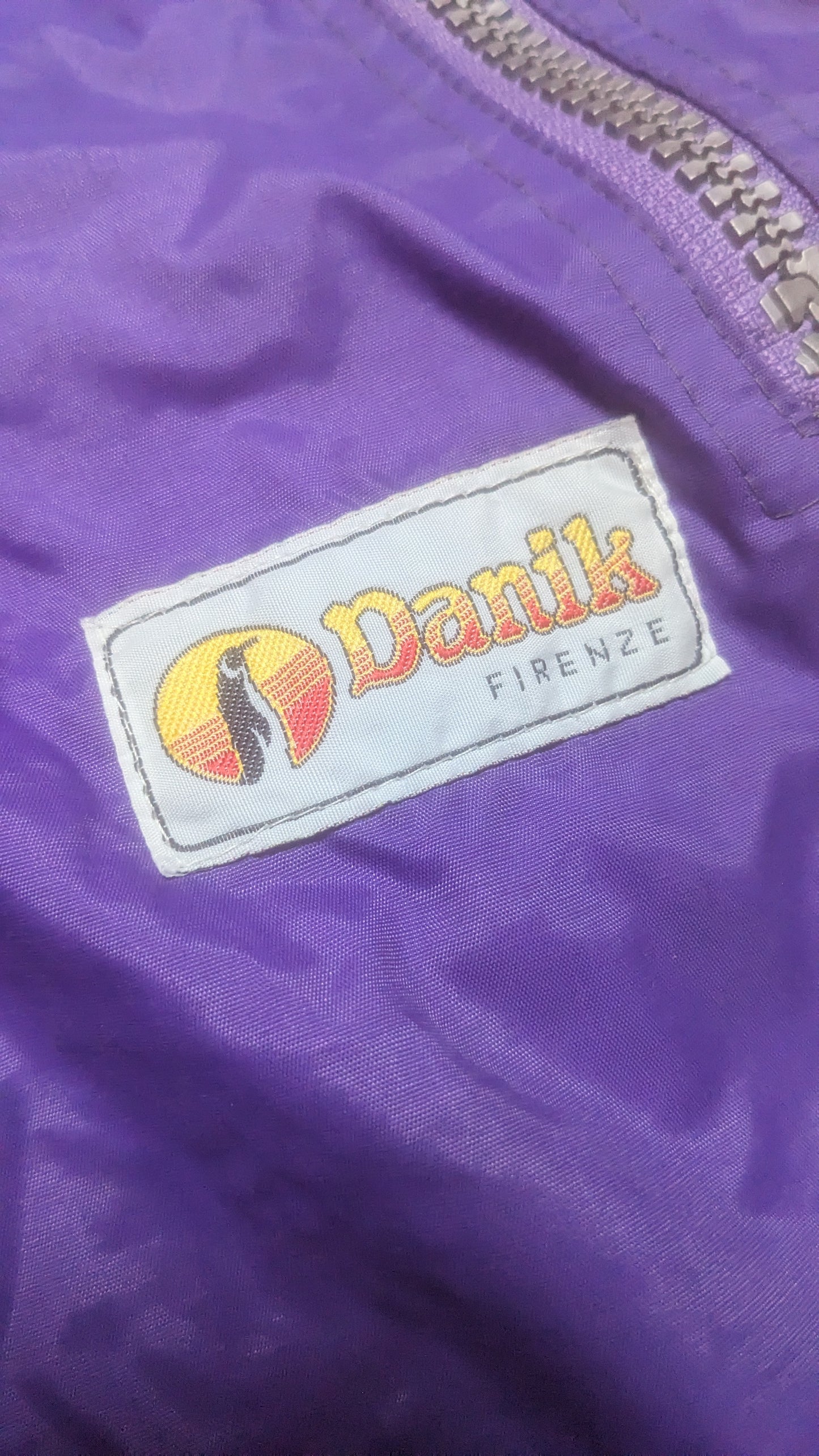 90s Danik Winter Skianzug Nylon Lila/Flieder L