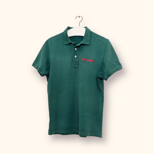 Best Company Poloshirt Rot/Grün M