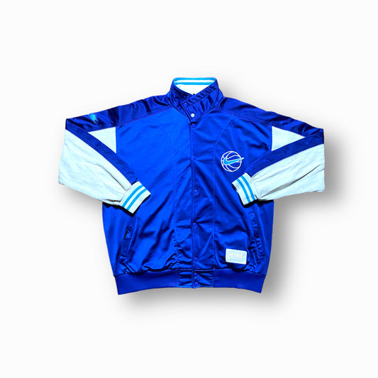 y2k Nike Basketball Varsity Jacke Blau/Weiß L